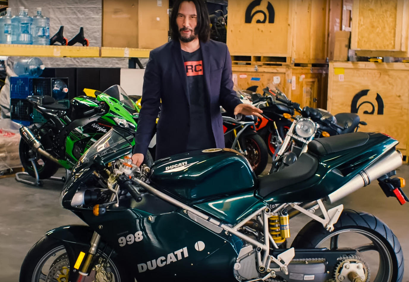 Keanu Reeves má vo svojej zbierke aj Ducati z Matrixu