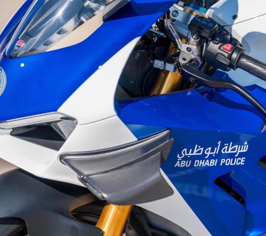 Ducati V4R pre políciu v Abu Dhabi