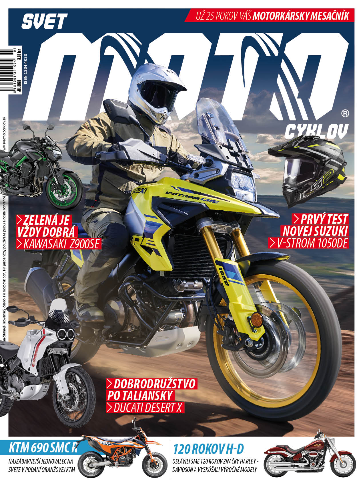 Časopis Svet motocyklov - júl 2023