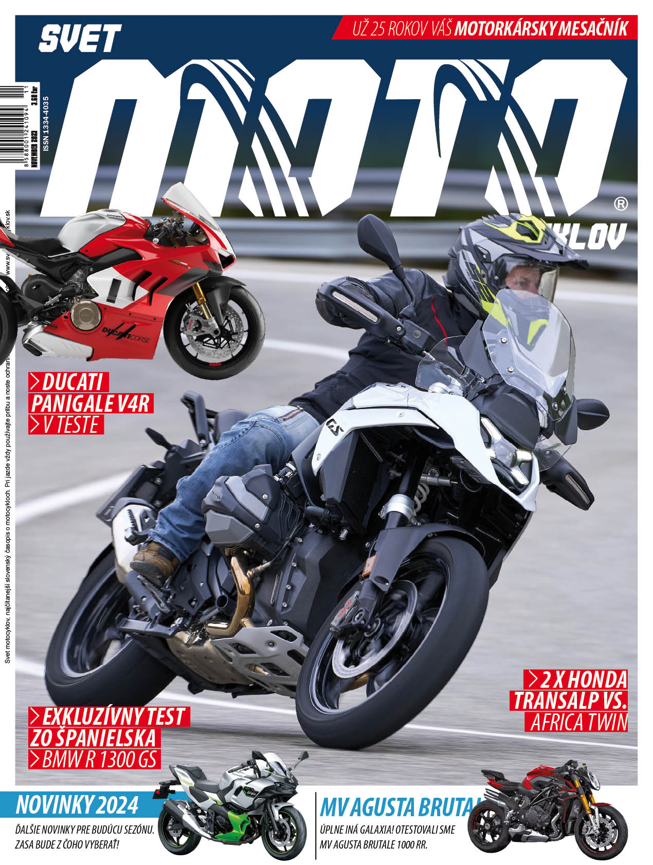 Časopis Svet motocyklov november 2023