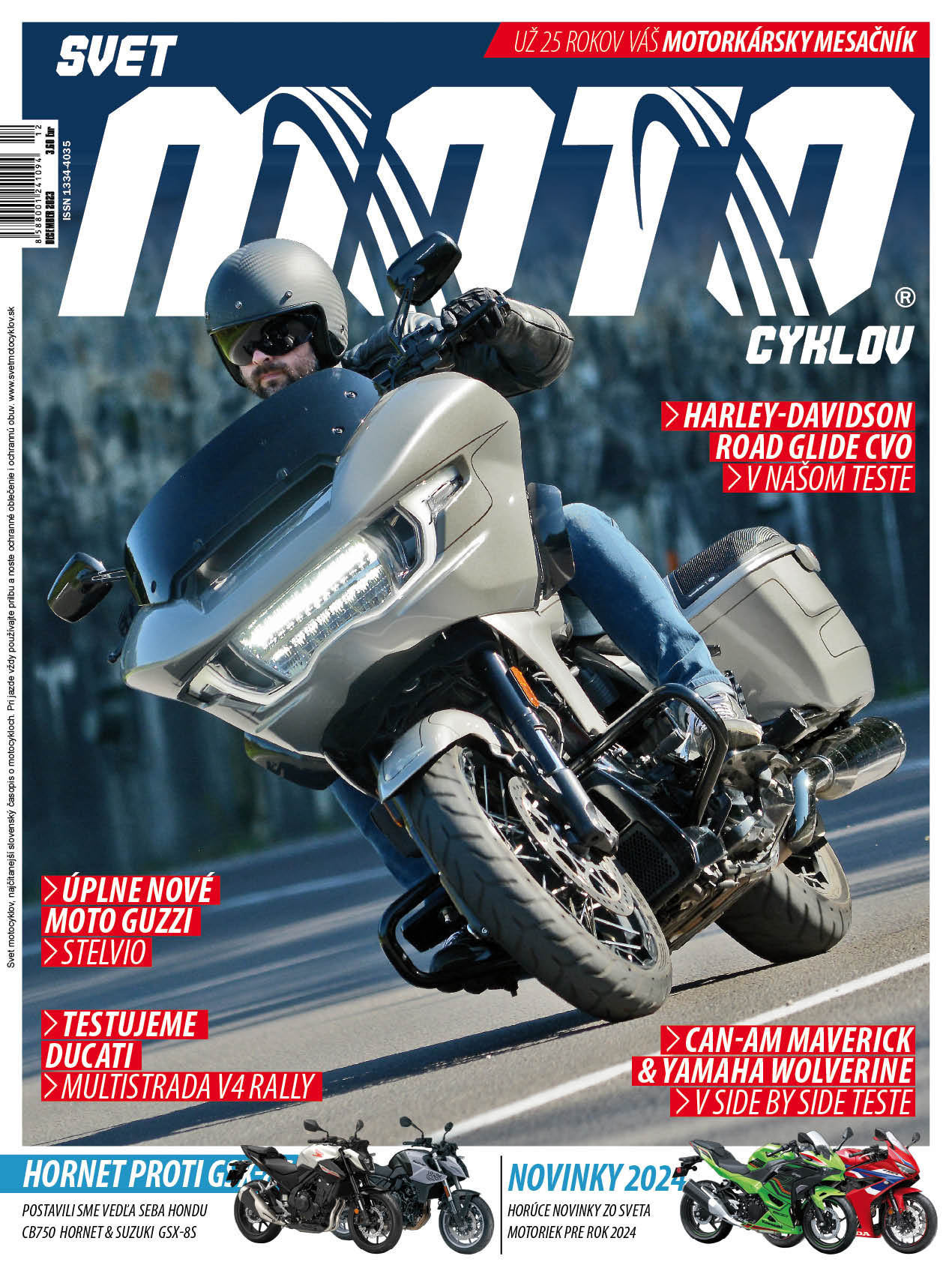 Časopis Svet motocyklov december 2023