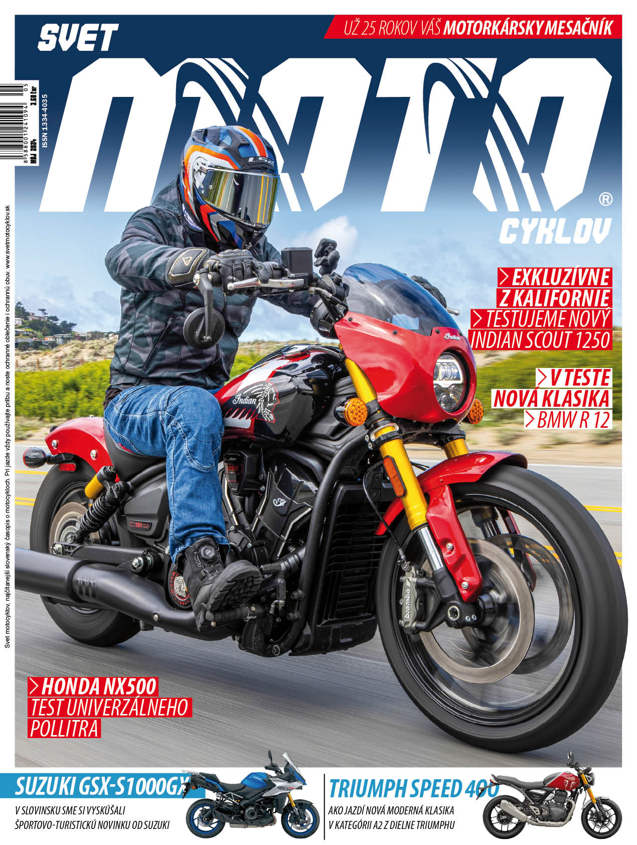Časopis Svet motocyklov - máj 2024