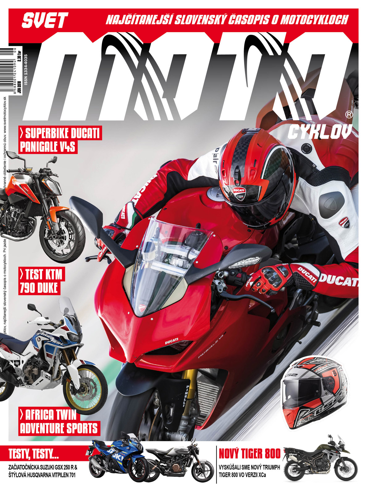Časopis Svet motocyklov - jún 2018